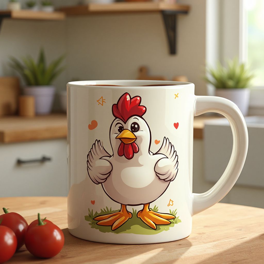 Taza cerámica Chicken Road