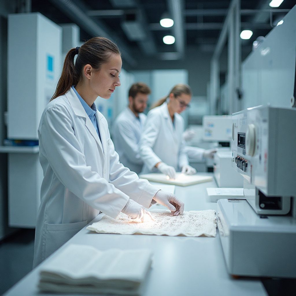 Laboratorio de investigación textil